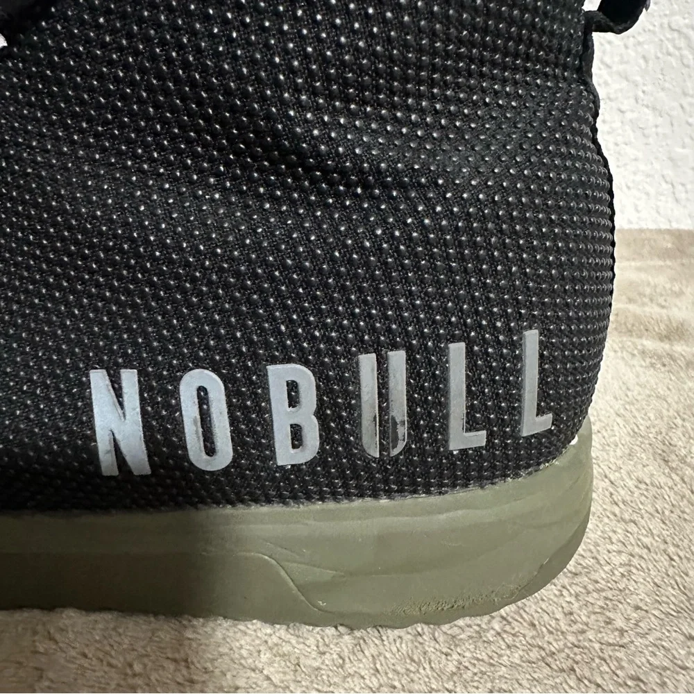 NoBull Green Black High Top Gym Trainers Sports Shoes Sneakers Mens Size 10.5 - Picture 5 of 7